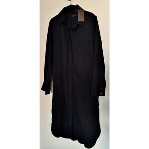 Nicholas K NWT Wool Silk Blend Black Sylas Shirt